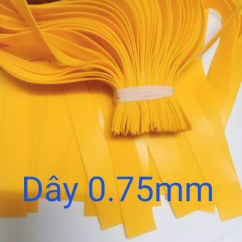 5 dây thun cao su 1 lớp dày 0.75mm đã buộc sẵn Dây chun tròn cao su cao cấp