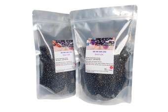 COMBO 02KG Đậu Đen Xanh Lòng - Hạt nhỏ thuần chủng ( Đậu sạch 100%) - Đậu trồng tại Bảo Lộc - Lâm Đồng