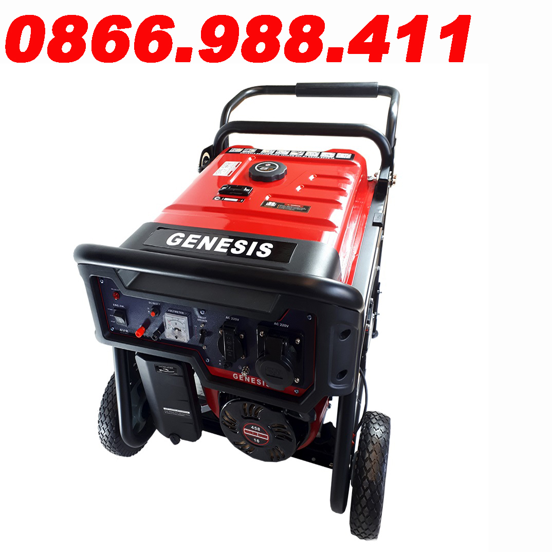 Máy phát điện chạy xăng 7kw genesis gd8300ew đề