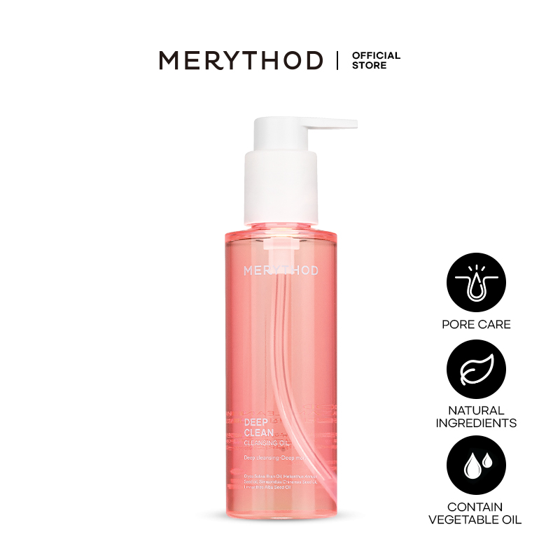 Gambar [MERYTHOD] Deep Clean Cleansing Oil Facial and Makeup Remover 150ml