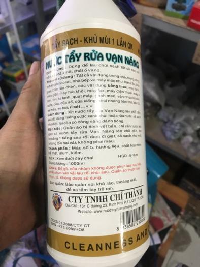 Nước tẩy rửa vạn năng Sủ Bào Chai 1L (có kèm miếng chà)