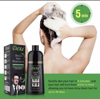 CHAI DEXE Dầu Gội Nhuộm Màu Tóc  ĐEN Thành Phần Thảo Dược HÀNG CHÍNH HÃNG NHẬP KHẨU ANH QUỐC DUNG TÍCH 400ml.