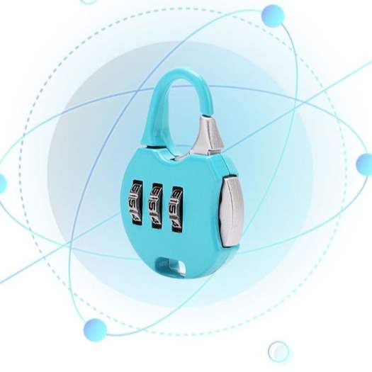 03 Ổ KHOÁ HÀNH LÝ CUTE NHIỀU MÀU [ Khoá mã số, Khoá Vali, khá ba lô, khoá cặp táp, khoá tủ ] (Giao màu ngẫu nhiên)