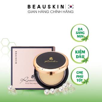Phấn phủ Siêu mịn - Kiềm dầu Beauskin Rosedew Two Way Cake 12g - Hàn Quốc Chính Hãng