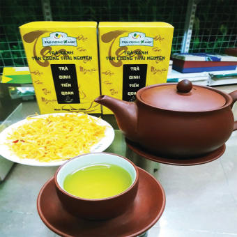 Chè thái nguyên đinh tân cương thái nguyên tôm nõn đặc biệt