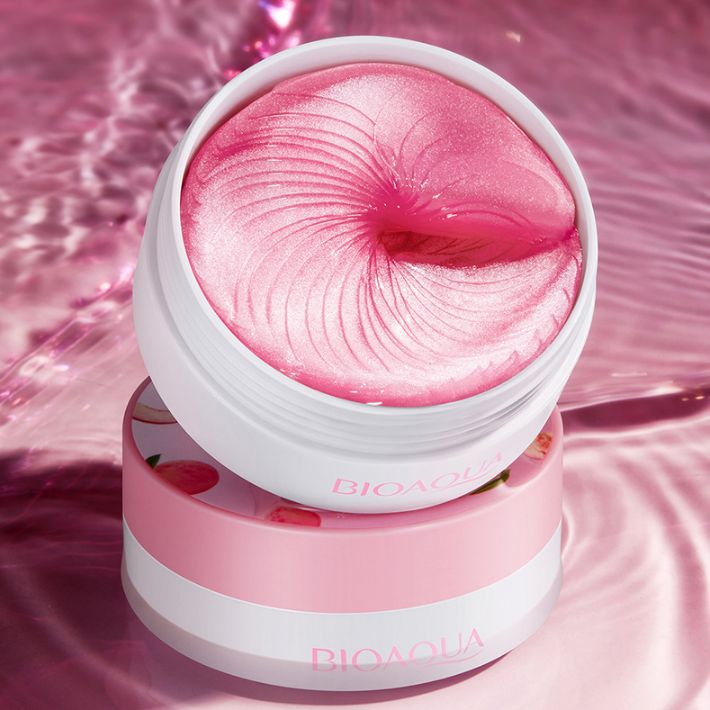 [MKVN] Hộp 60 miếng Mặt nạ mắt Bioaqua Đào giúp mờ quầng thâm, dưỡng da mắt và chống lão hóa