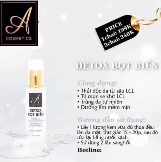 DETOX BỌT BIỂN A COSMETICS