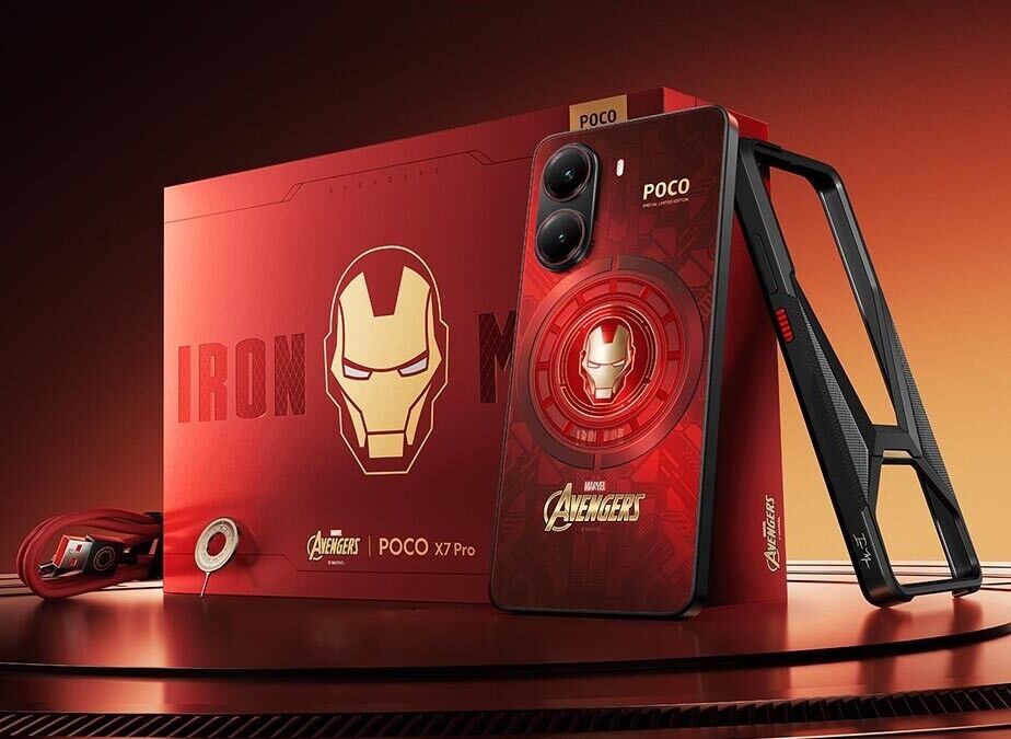 プ*♪様 POCO X7 Pro Iron Man Edition 512GB Xiaomi Poco X7 Pro Iron Man Special Edition 6.67