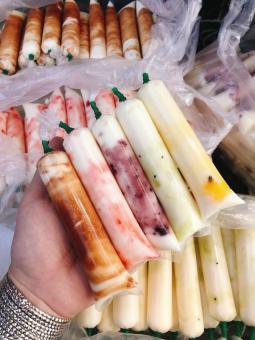 Set sữa chua dẻo sốt trái cây tươi mix 10 vị (giao tphcm)