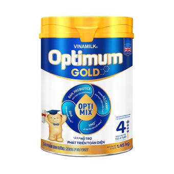 Sữa bột Vinamilk Optimum Gold 4 OPTIMIX Lon 1.45kg