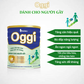 Sữa Bột Oggi Vitadairy Dành Cho Người Gầy LON 900G
