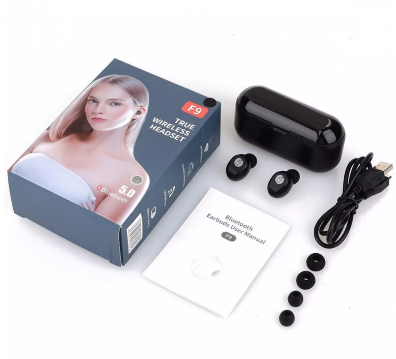Tai nghe bluetooth true wireless f9 pro bluetooth 5.0 | bản quốc tế | cảm ứng | chống nước