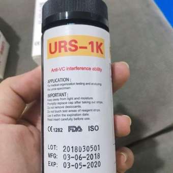 hộp 100 que thử Keto 1 thông số URS -1K