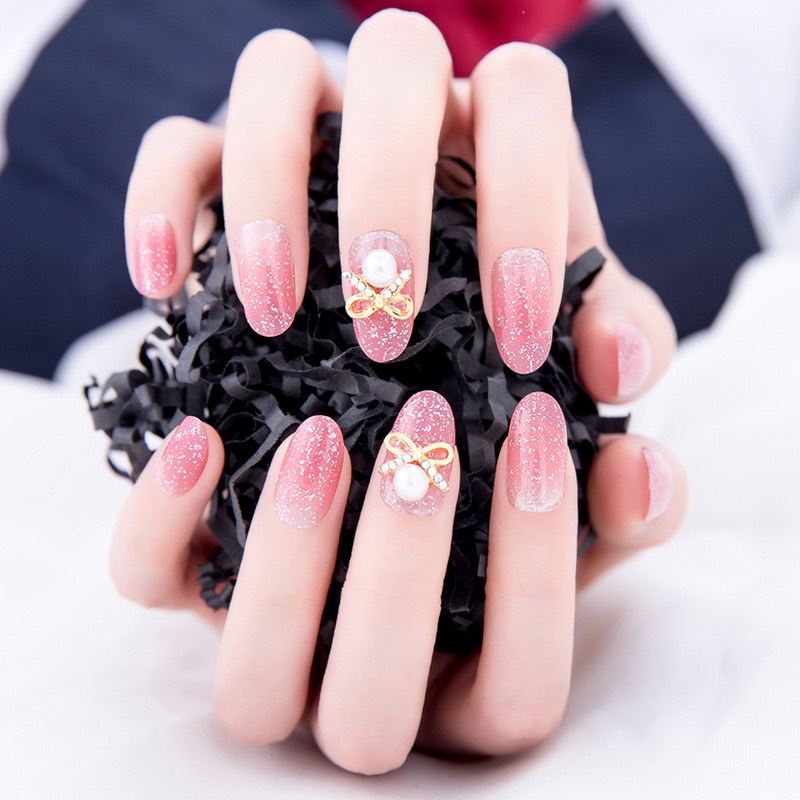 Bộ 24 Móng tay giả , nail giả A152 (kèm keo dán móng tay )