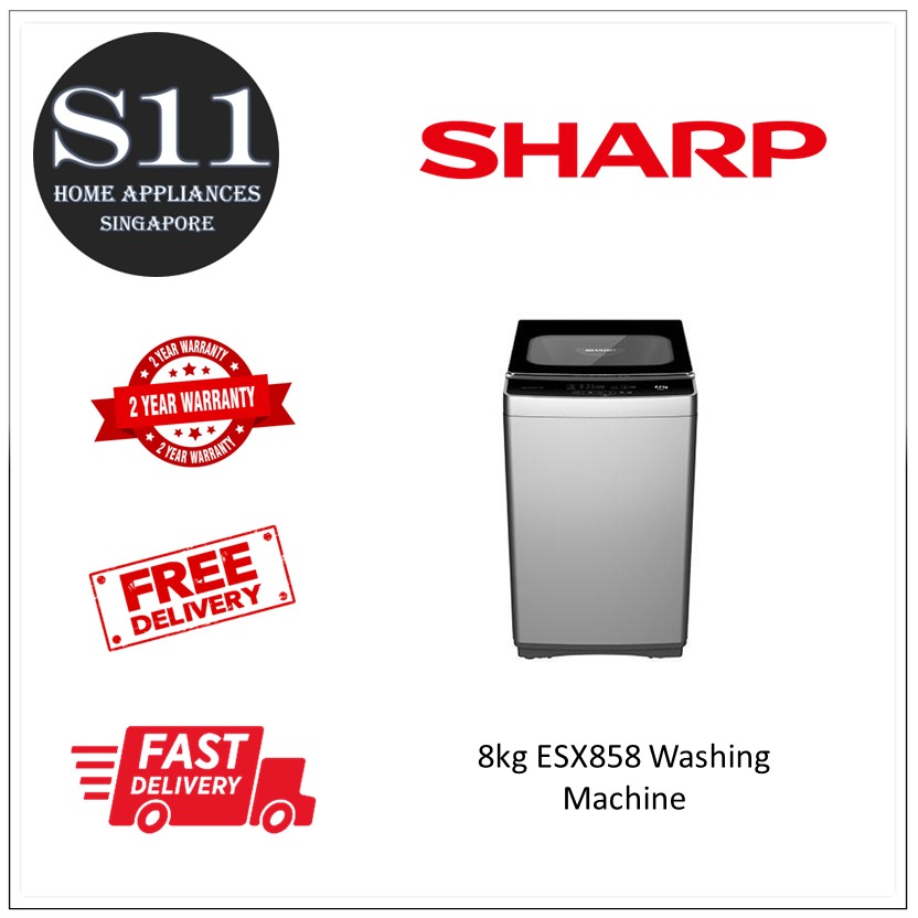 sharp 7kg top load washer shp esx705