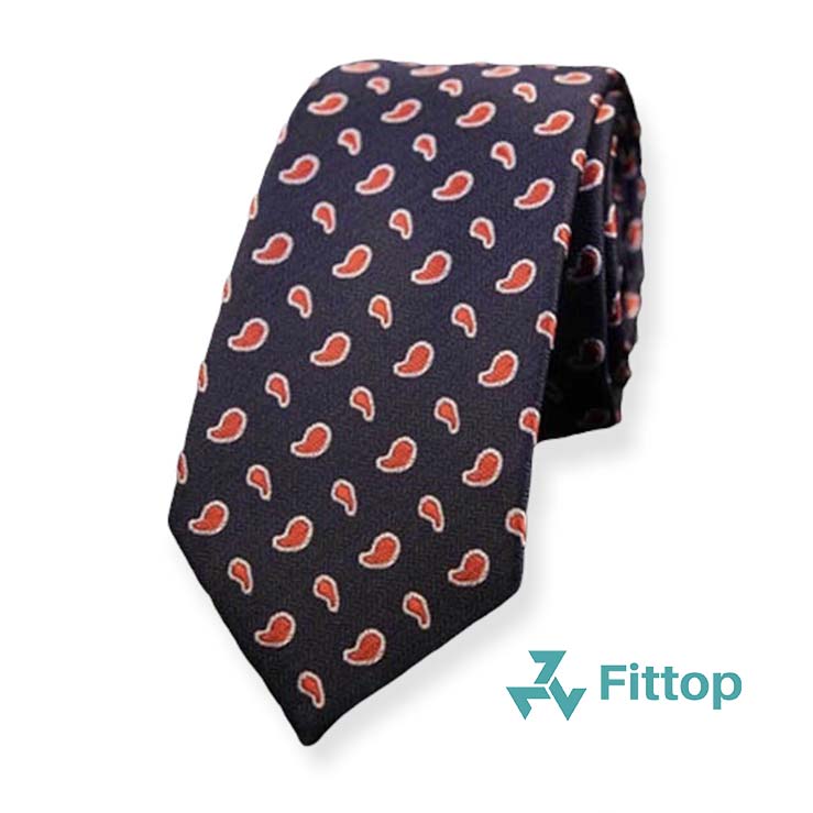 Cà Vạt Nam Họa Tiết Trẻ Trung Độc Đáo 6cm FITTOP CAVAT-111