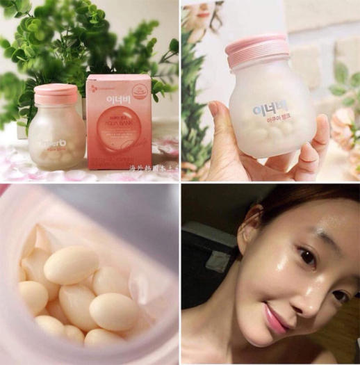 Viên Uống Cấp Nước Và Collagen Innerb Aqua Rich hồng 56 viên