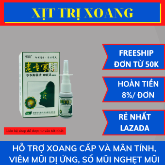 Dung dịch xịt rửa mũi - Xịt viêm xoang cấp, mãn tính, sổ mũi, nghẹt mũi - Skin Shop 89