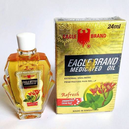 Dầu gió vàng Mỹ Eagle Brand Medicated Oil 24ml