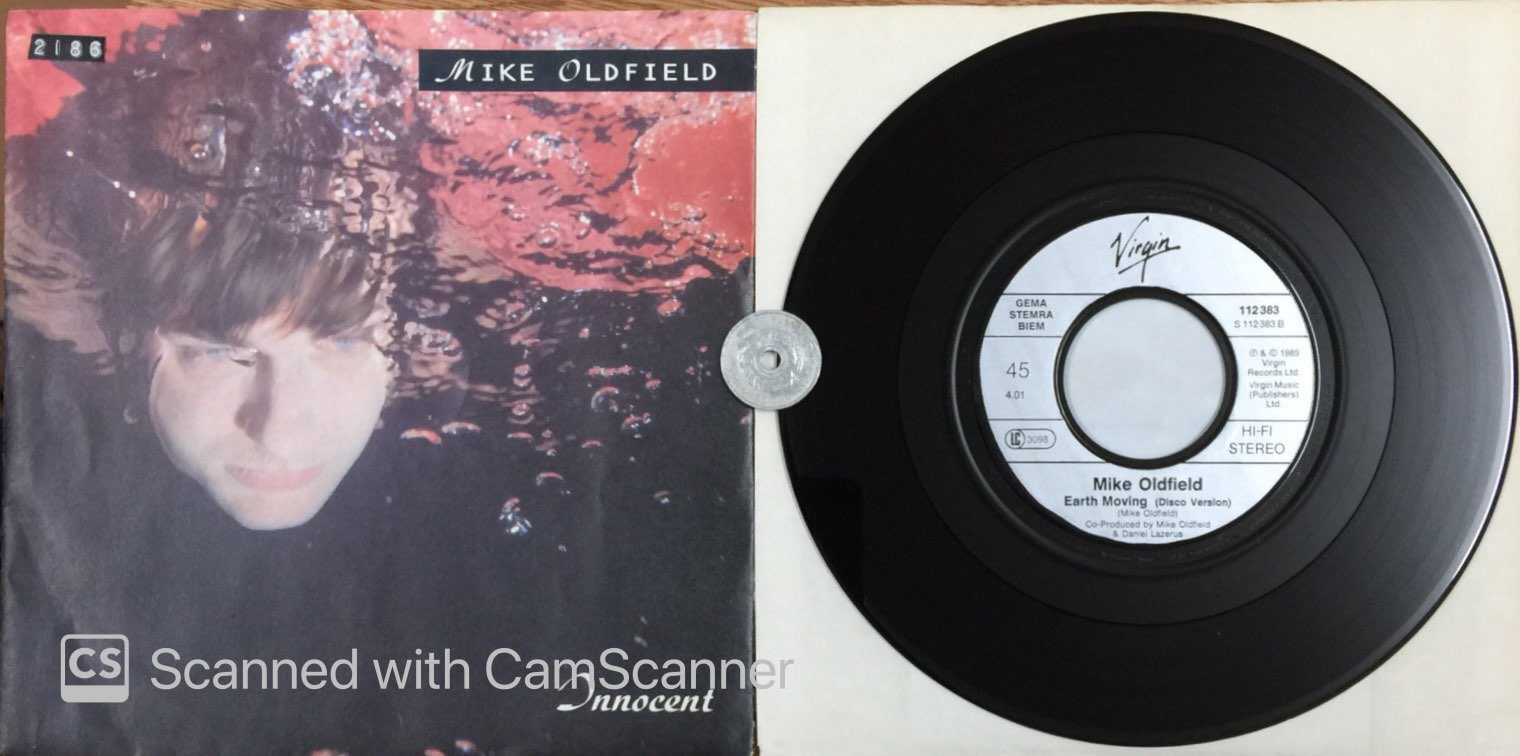stereomate - Đĩa nhạc: Single Vinyl - 7 inch 45RPM: Mike Oldfield - Innocent