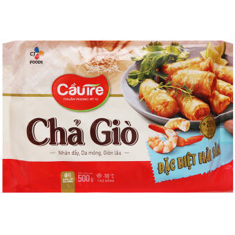 Chả Giò Đặc Biệt Hải sản Cầu Tre - Gói 500G