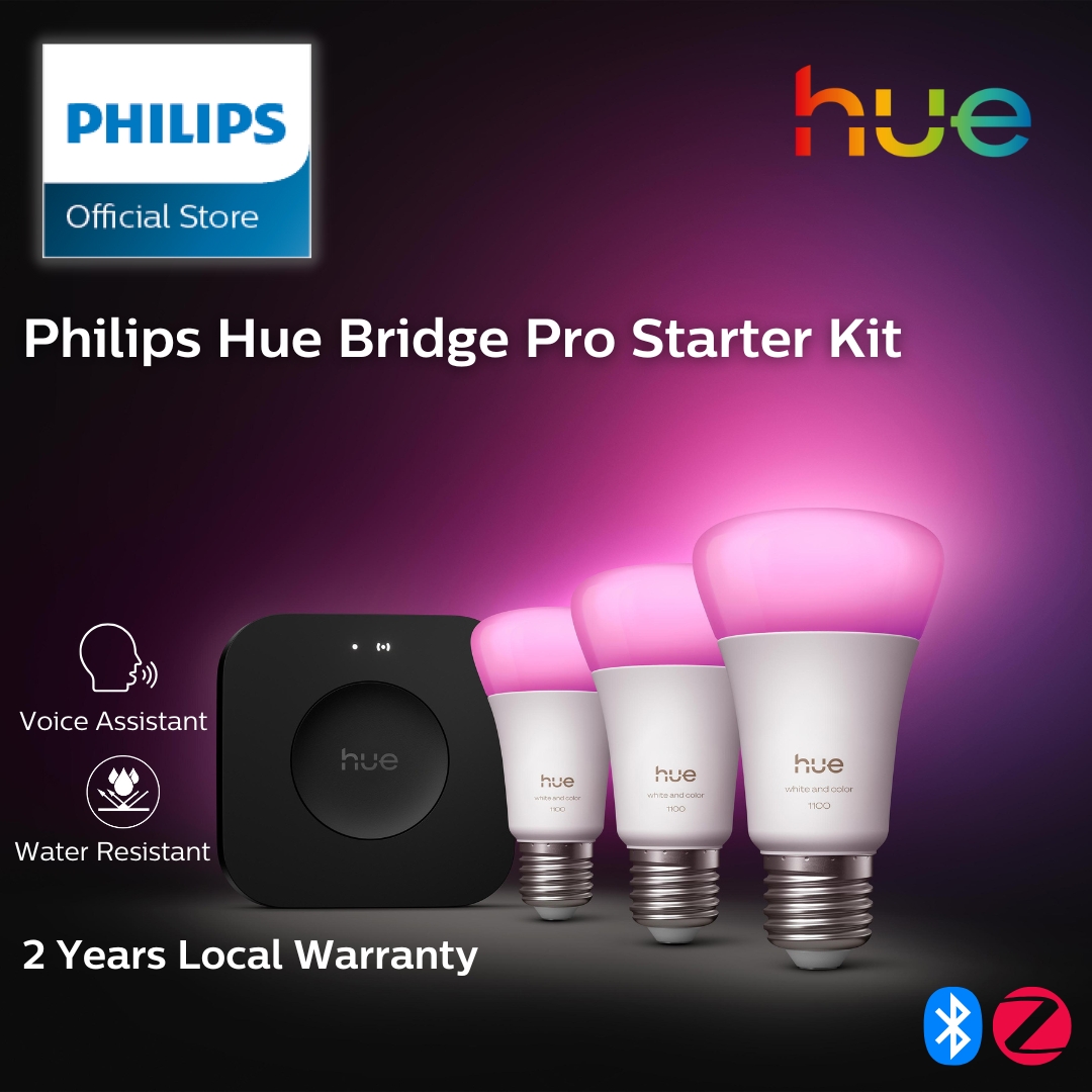 Philips Hue Bridge Pro, Smart Light Hub, Wireless, Advanced