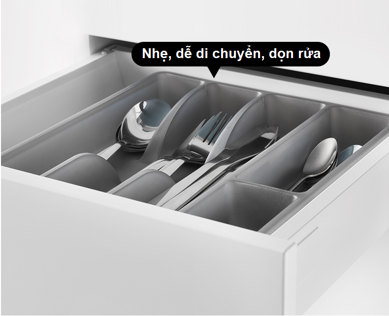 Khay chia dụng cụ ăn