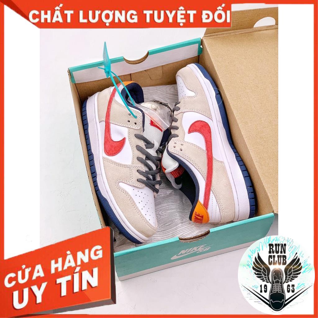 Giầy thể thao SB Dunk Low xám đỏ thời trang phong cách