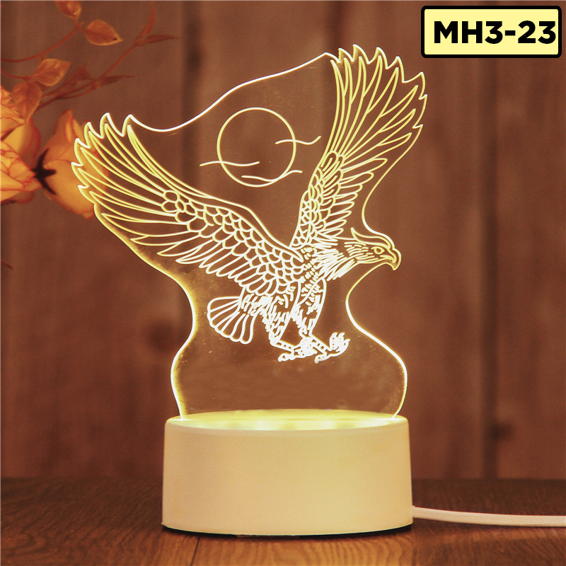 Đèn LED 3D nhiều mẫu khác nhau, quà tặng tình yêu, mô hình xe đẹp,đèn ngủ đèn trang trí decor