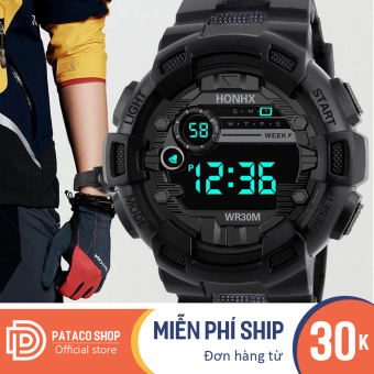 Đồng hồ điện tử nam nữ HONHX H191 cá tính phong cách thể thao chống nước bền bỉ