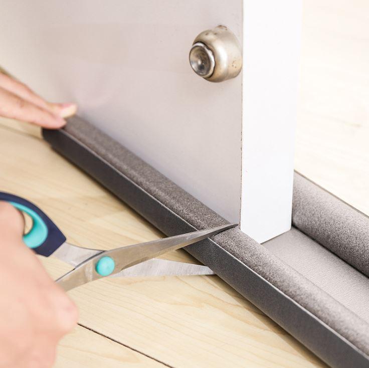 [SALE XẢ] Thanh nẹp xốp chắn khe hở ở cửa tiện dụng chất liệu bông xốp, nẹp mút xốp chặn đáy khe cửa chặn 2 phía chống côn trùng, ngăn gió bụi, kẹt chân
