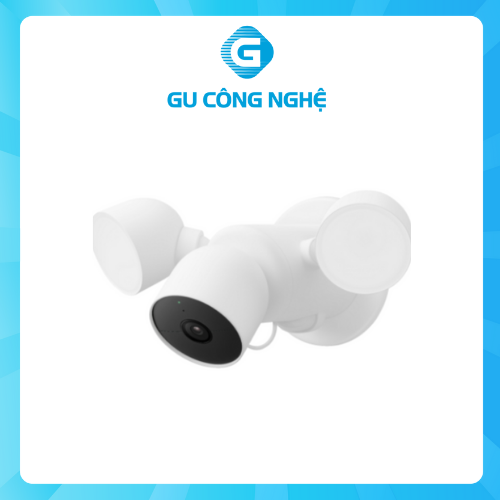 Google Nest Cam with Floodlight, camera cao cấp tích hợp đèn pha LED