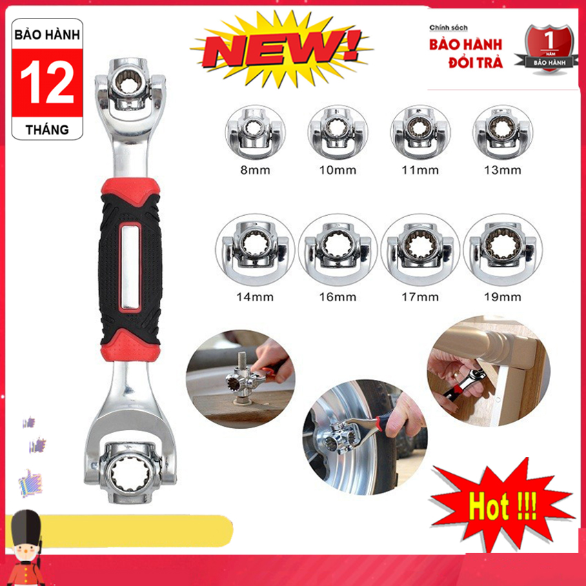 Dụng cụ sửa chữa xe đa năng cầm tay - dụng cụ cờ lê sửa chữa cầm tay - dụng cụ sữa chữa univesal 8 đầu
