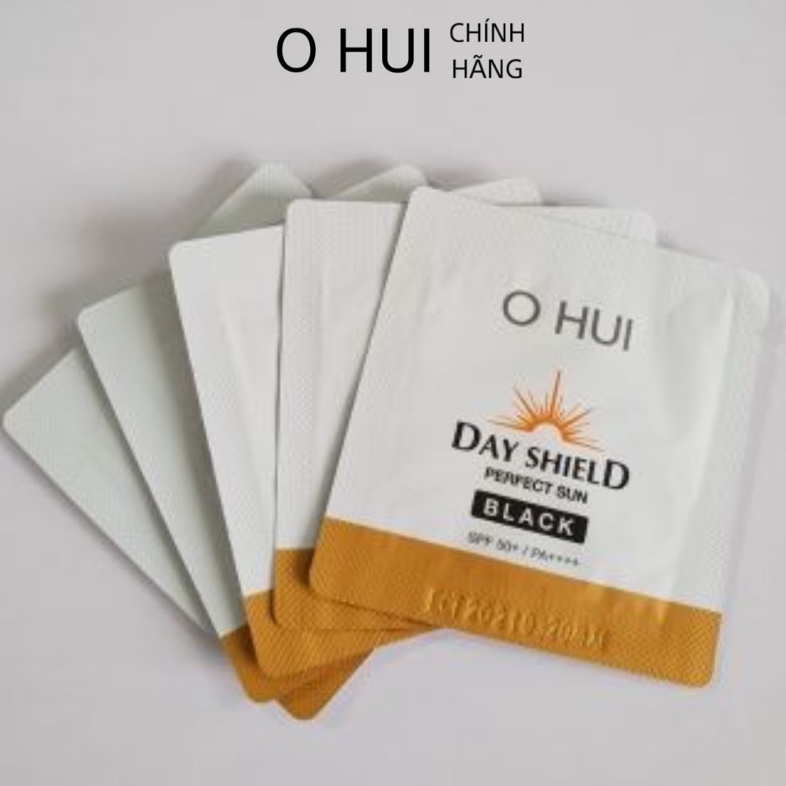 [HCM]Combo 30 gói chống nắng Ohui Day Shield Perfect Sun Black 1ml, SPF50+/PA++++, dưỡng trắng da, tạo làn da mịn màng - Nhã Khanh Ohui
