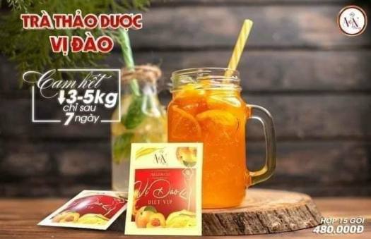 Giảm cân Vị đào MN Group - Trà giảm cân vị đào - Giảm cân Đông Anh - Giảm cân collagen X3