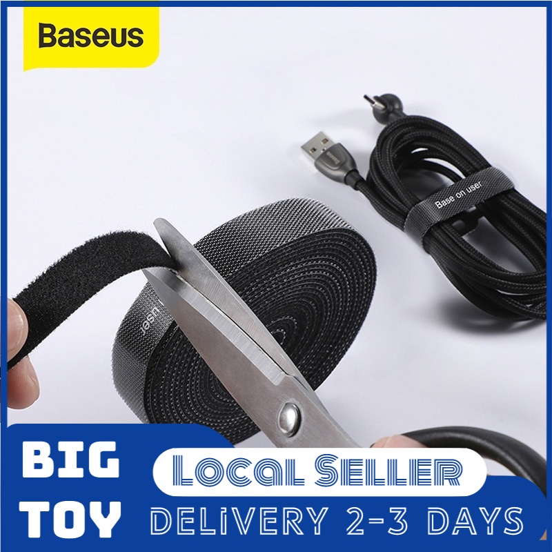 Baseus Rainbow Circle hook and loop Straps - velcro tape cable