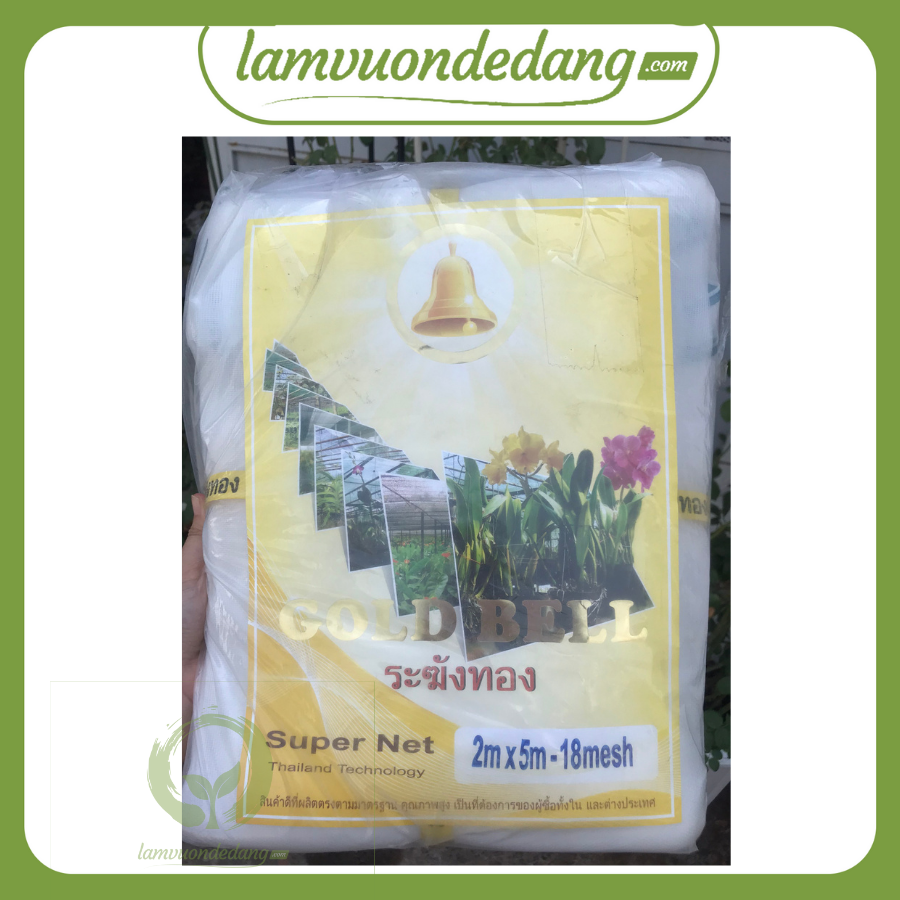 LƯỚI CHẮN CÔN TRÙNG 2m x 10m - Hàng Thái - dùng để rào chắn vườn rau khỏi côn trùng
