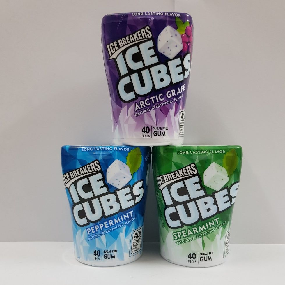 Kẹo singum icebreakers ice cubes mỹ - date t12/2024