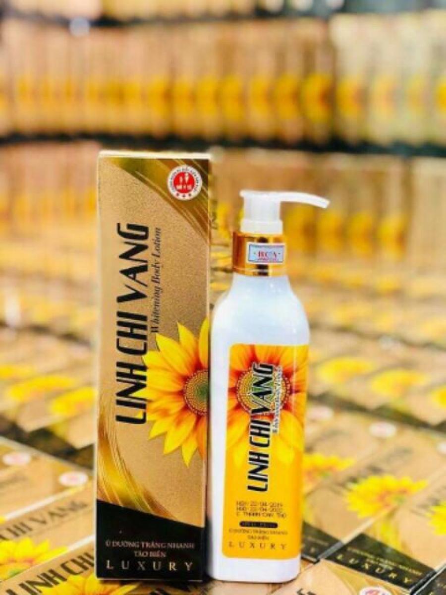 [HCM]KEM DƯỠNG TRẮNG DA TOÀN THÂN LINH CHI VÀNG 250G