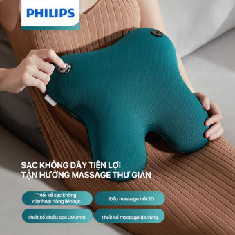 PHILIPS Máy Massage Lưng 3111-thiết kế sạc không dây hoạt động liên tục,thiết kế chiều cao 290mm