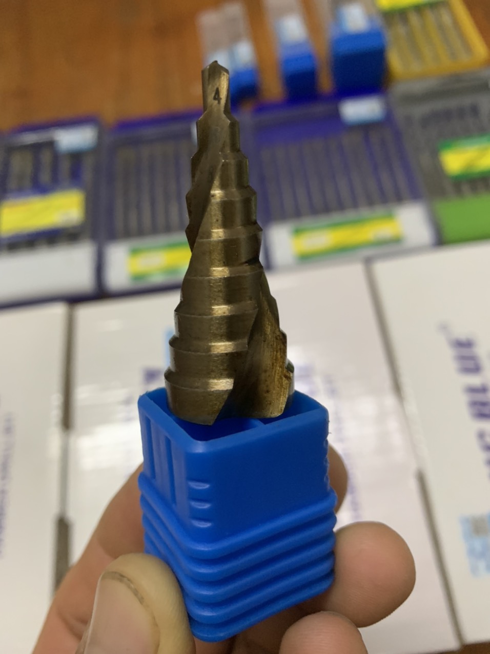 Mũi khoan bước , mũi khoan tháp King Blue 4ly-20ly