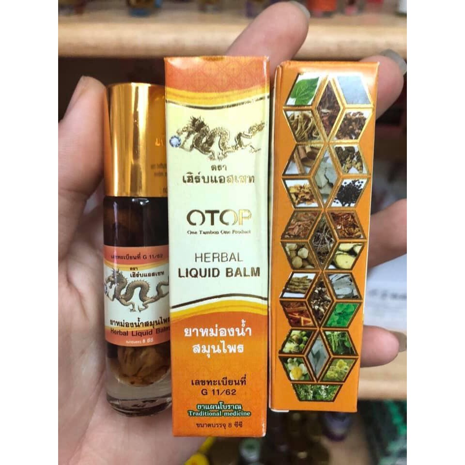 [HCM]Dầu lăn Thảo Dược 26 vị Otop 8cc ( Thái sỉ lẻ )