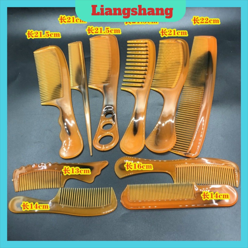 Set 10 lược răng thưa, lược răng nhỏ