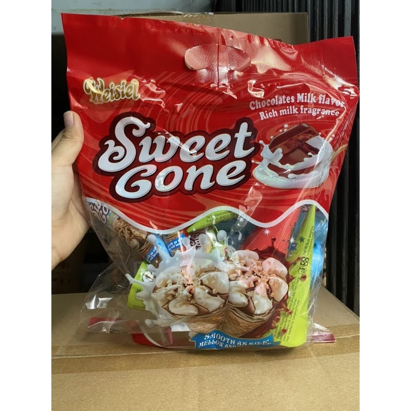 Bánh Ốc Quế Sweet Gone Weisiel gói 300gr mix 3 vị siêu ngon