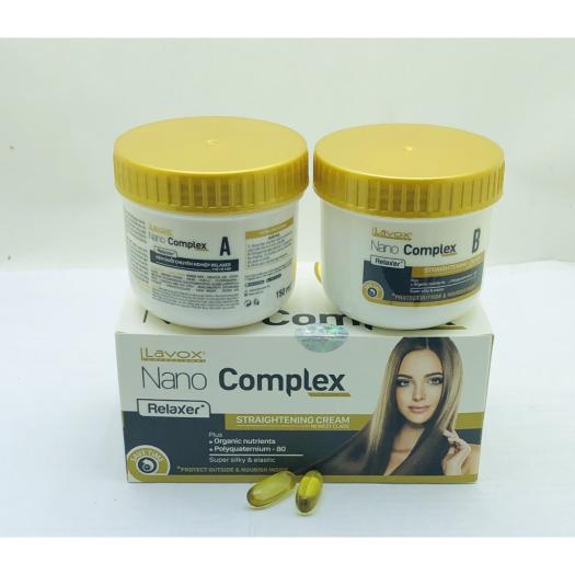 [CHÍNH HÃNG] Thuốc duỗi tóc phục hồi Lavox Nano Complex thế hệ mới 150mlx2
