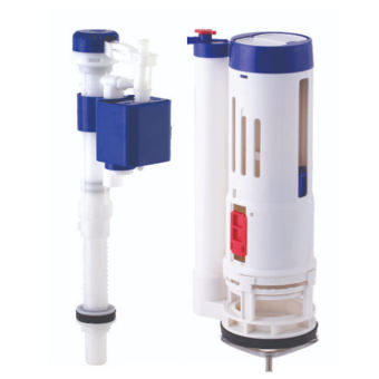 Bộ xả bồn cầu 2 nút nhấn cao cấp dành cho bồn cầu liền khối, bộ ruột xả nước bồn cầu liền 1 khối