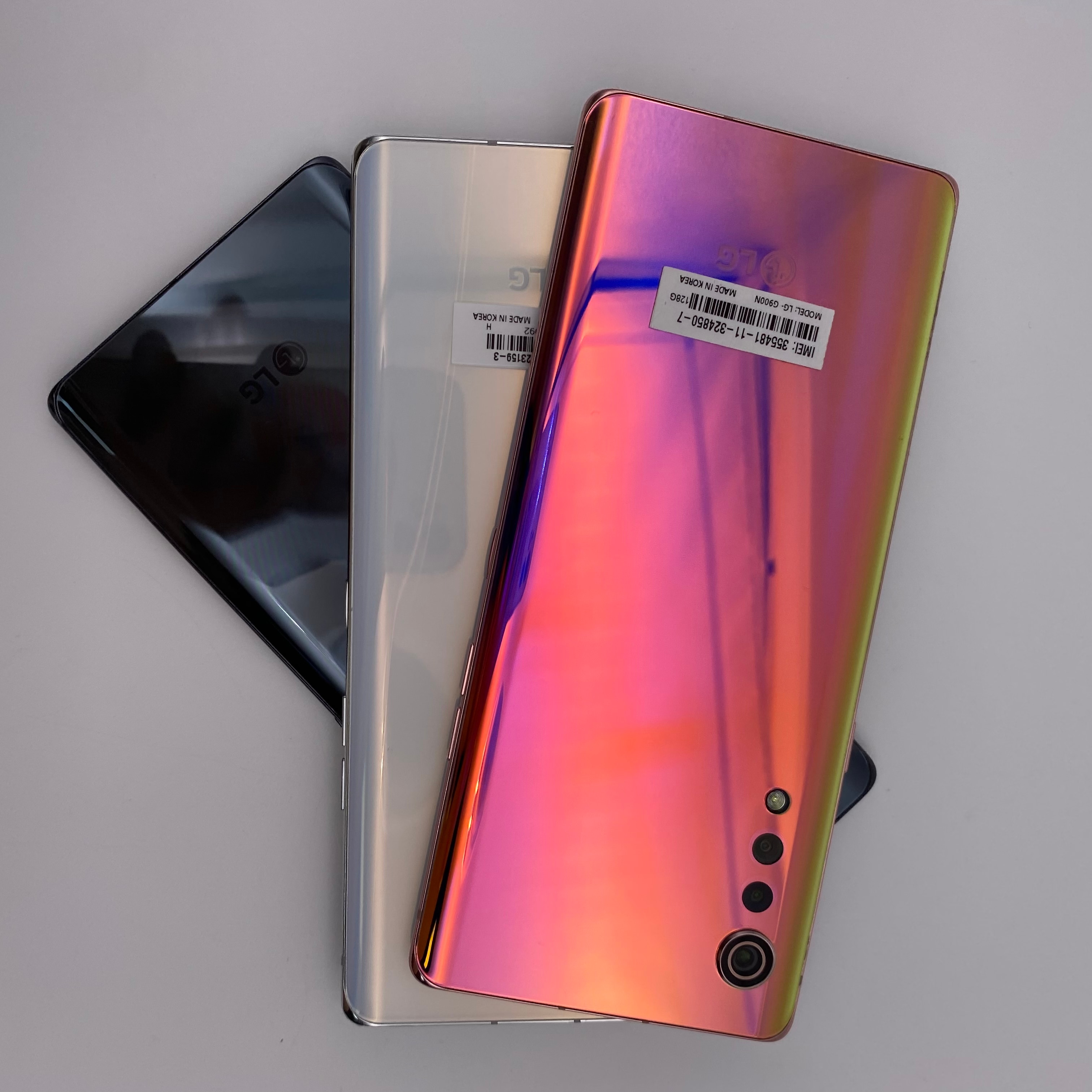 สำหรับ LG Velvet 5G LG G900N KR-ปลดล็อกต้นฉบับ 6.8 นิ้ว Octa Core 8GB RAM 128GB ROM 48MP 5G โทรศัพท์มือถือซิมเดียว