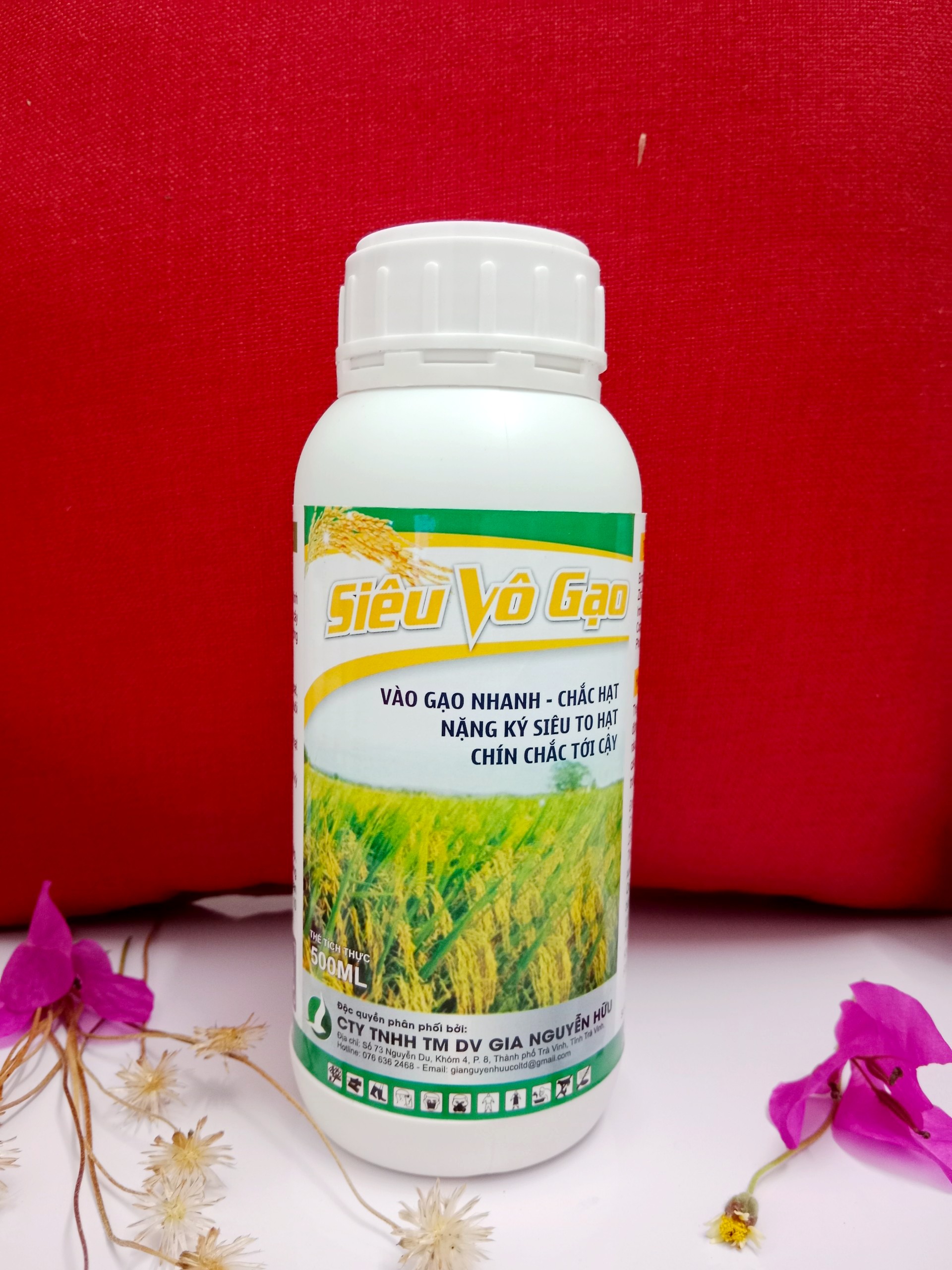 PHÂN BÓN SIÊU VÔ GẠO – Kích thích lúa trổ thoát nhanh, đồng loạt, Bung đòng mạnh, hạn chế nghẹn đòng, nuôi đòng khoẻ, dưỡng xanh lá đòng