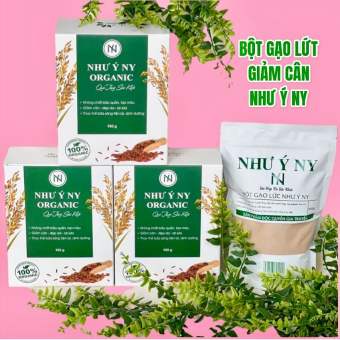 BỘT GẠO LỨT GIẢM CÂN NHƯ Ý NY, BỘT GẠO LỨT TÁCH BÉO ORGANIC,GIẢM CÂN AN TOÀN