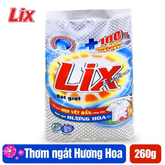 Bột giặt Lix Extra Hương Hoa 260g EB260